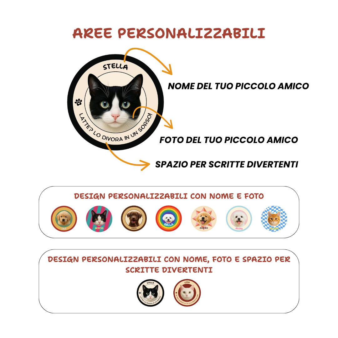 Tappeto Personalizzato per Animali Domestici