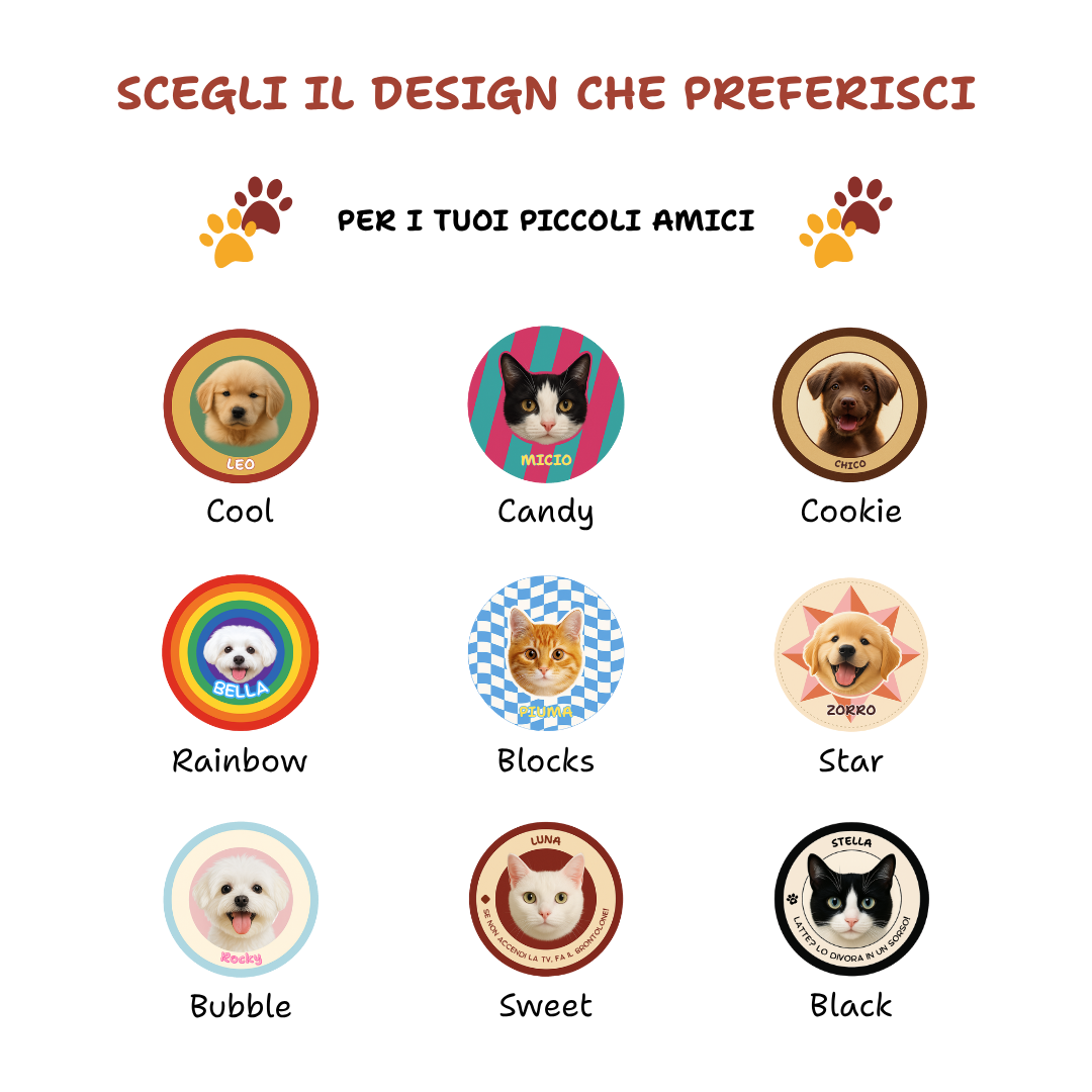 Tappeto Personalizzato per Animali Domestici