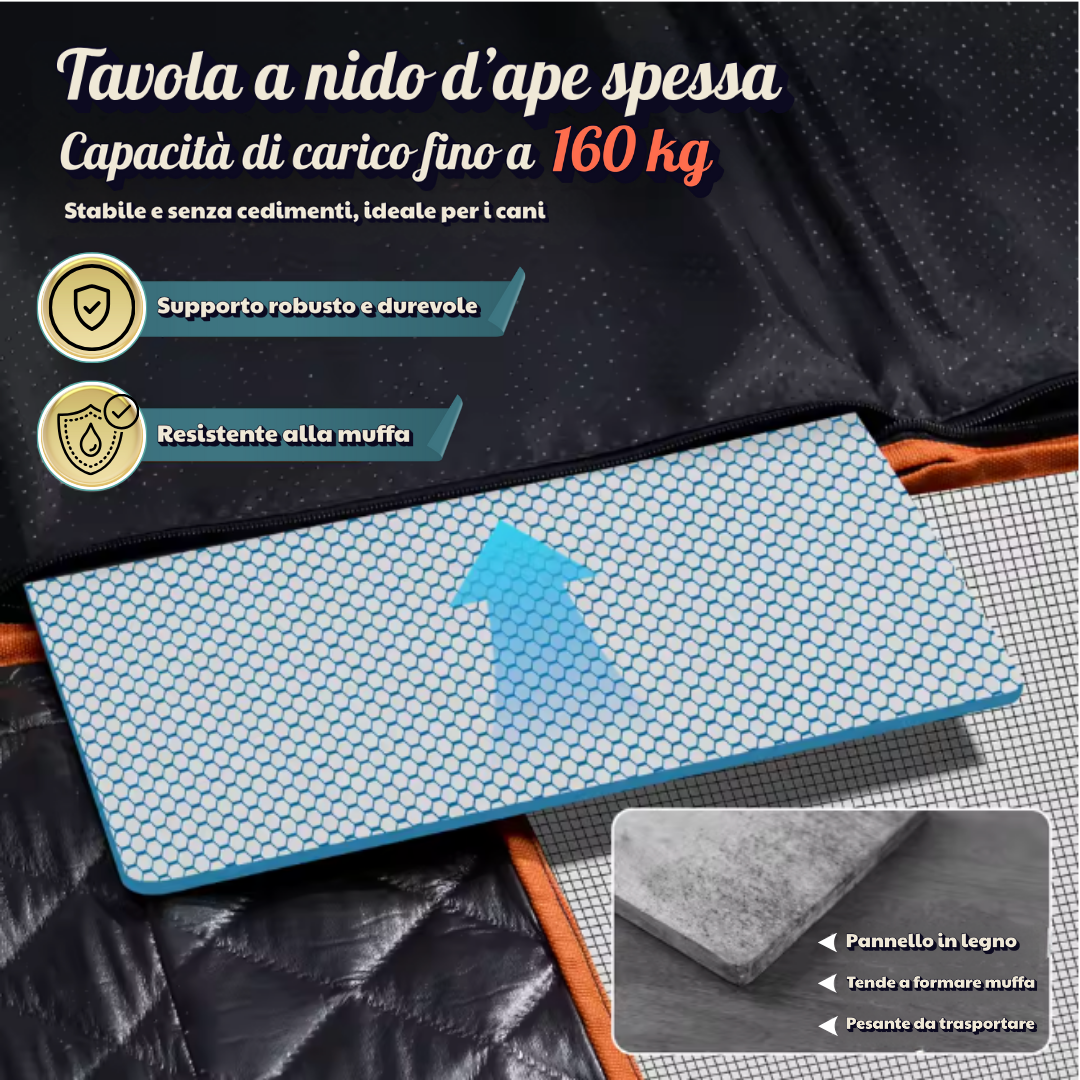Veinese™ ViaggioPet Letto Auto Estensibile per Animali Domestici